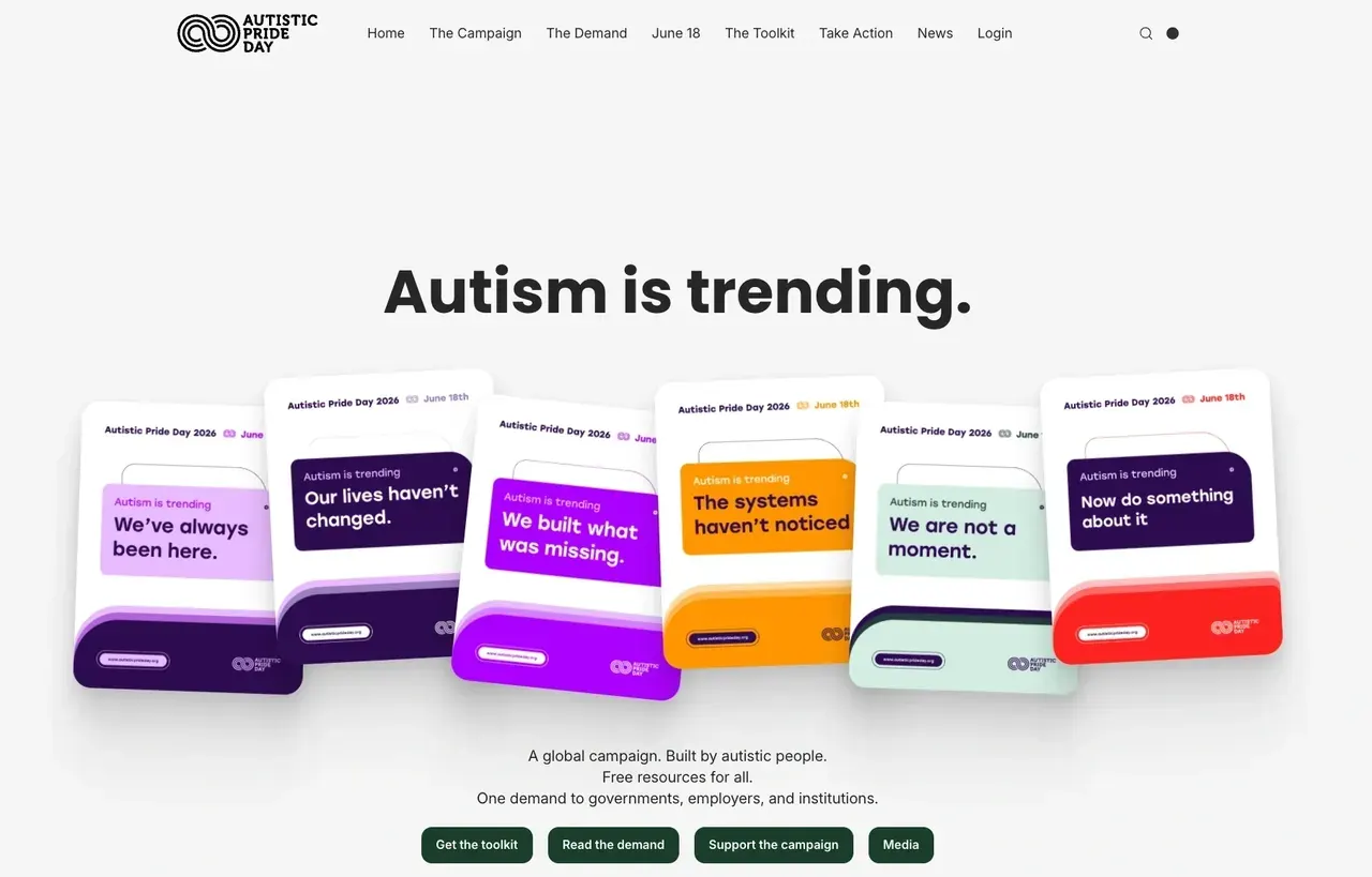 Autistic Pride Day 2026, Autism Is Trending